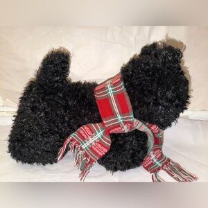 Pottery Barn Finn Scottie The Dog Shaped Pillow